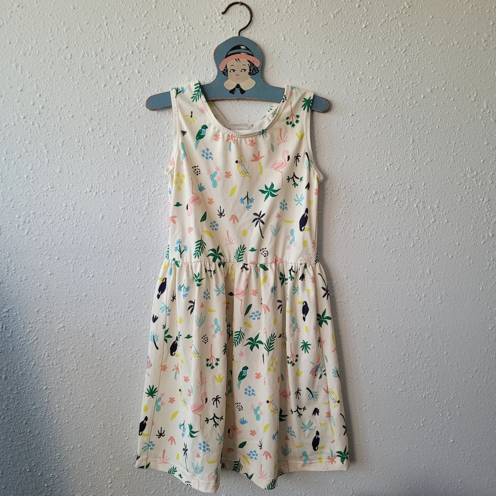 Hanna Andersson Summer Fun Swim Dress, child size 6-7